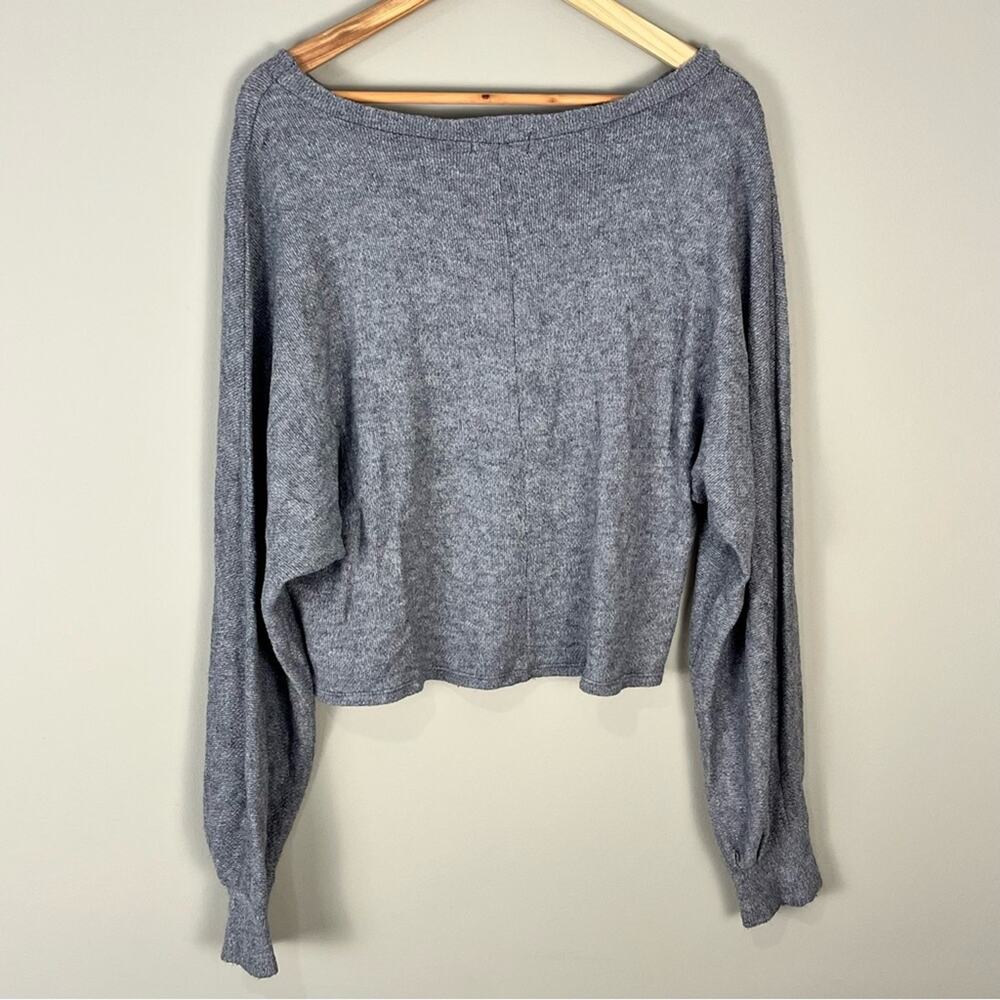 Vestique Knit Sweater Lightweight Long Sleeve Gray Twee Coquette Winter Small - Picture 5 of 6